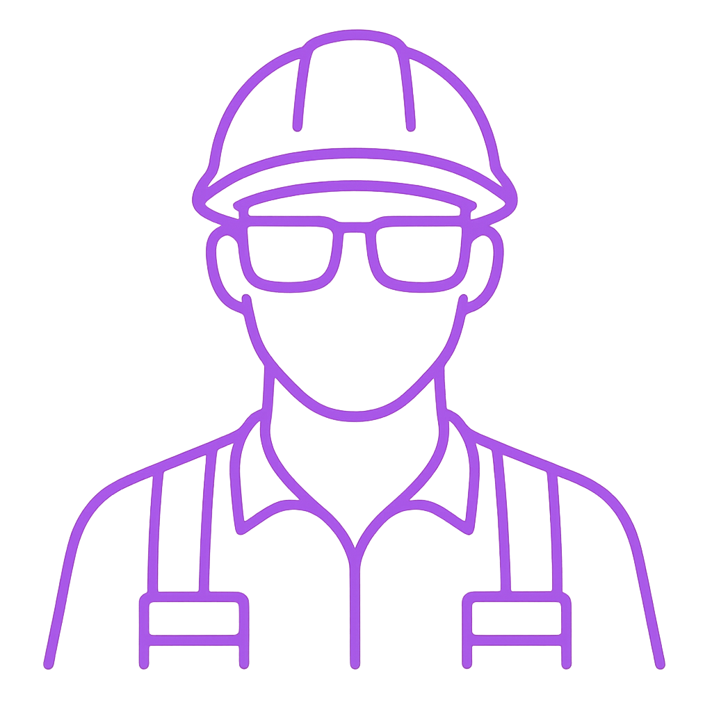 worker with glasses